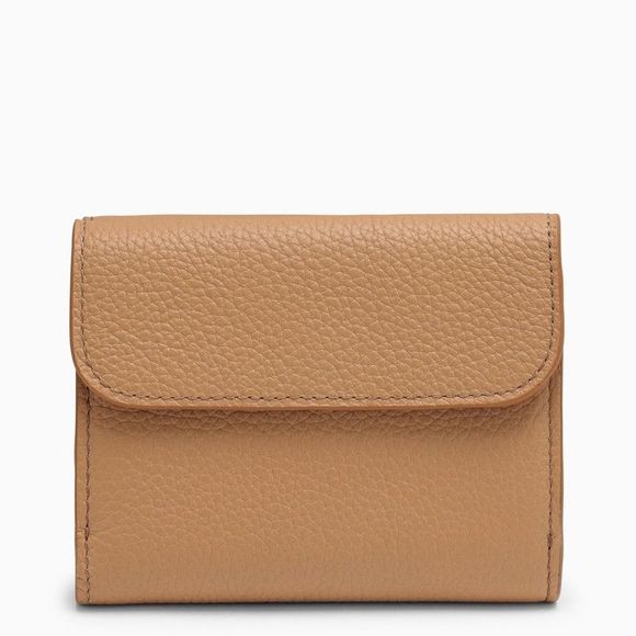 Chloe Mercie Trifold Wallet Small Beige - Picture 3 of 3